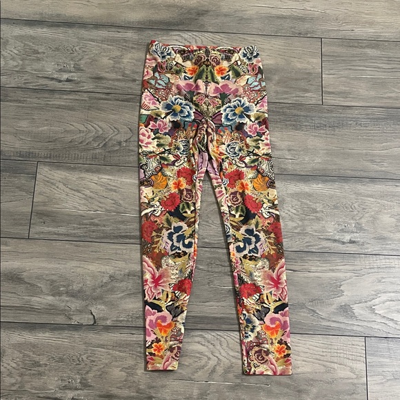 Alexander McQueen Pants - Alexander McQueen Multicolor Floral women Leggings size S